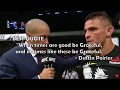BEST SPEECH Dustin Poirier When Times Are Good Be Grateful In Times Like This Be Graceful