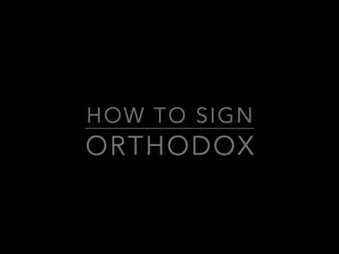How to Sign Jewish Orthodox in Auslan