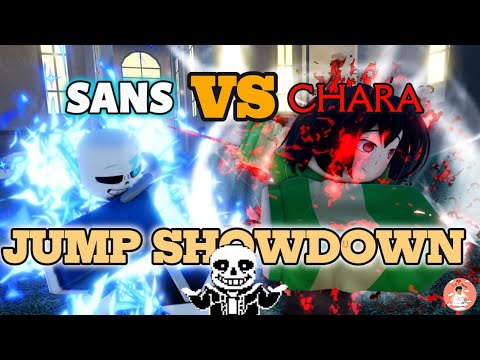 SANS VS CHARA IN JUMP SHOWDOWN | ROBLOX