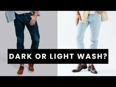 How to Style Light Wash vs Dark Wash Denim Jeans