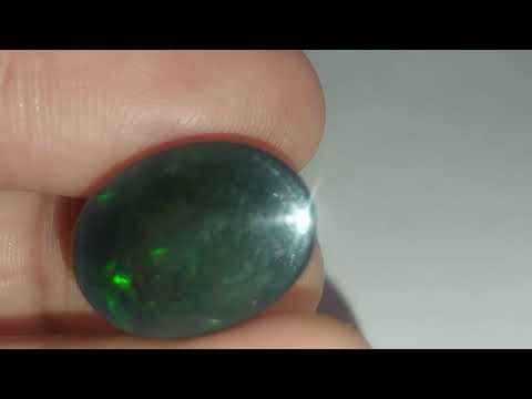 Top Quality Natural Ethiopian Black Opal Cabochon Welo Opal Making Jewelry