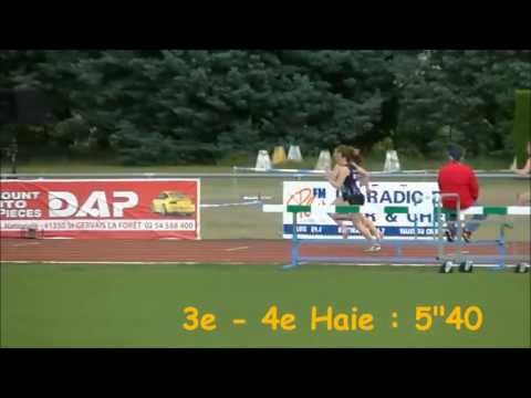 Interrégionaux 2013 : Finale du 400m Haies JUF