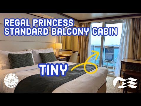 Regal Princess Standard Balcony Cabin Tour & Review / Tiny Balcony / What’s Missing?
