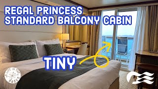 Regal Princess Standard Balcony Cabin Tour & Review / Tiny Balcony / What’s Missing?