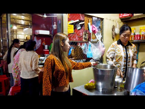 Asian Street Food - Mixed Videos Foods In Phnom Penh Market