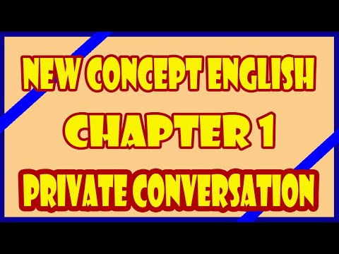 01  Private Conversation I New Concept English