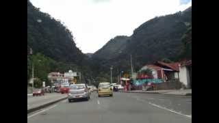 preview picture of video 'Driving through Bogota South America going to Moserrate Backpacking trip'