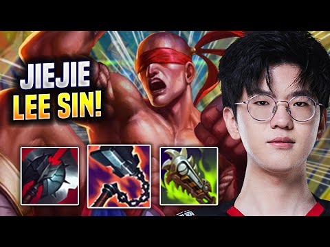 JIEJIE PERFECT LEE SIN GAME! - EDG JieJie Plays Lee Sin Jungle vs Wukong! | Season 2022