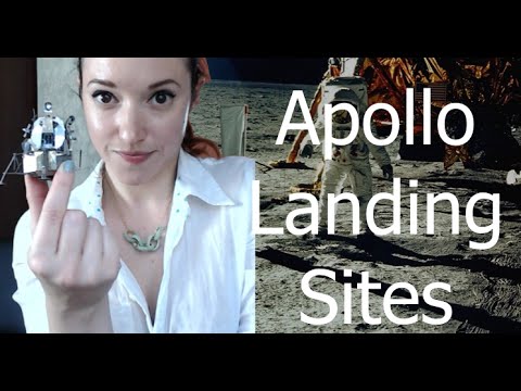 Looking Down at the Apollo Landing Sites