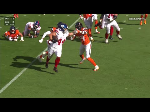 Skattebo looks like a battering ram on catch-and-run TD