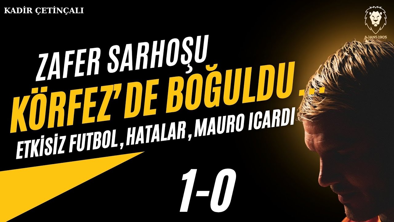 Kocaeli - Galatasaray : 1-0 | KÖTÜ FUTBOL, YENİLGİ | Icardi Neden Çıkmaz | HATALAR, Sane, Okan Hoca