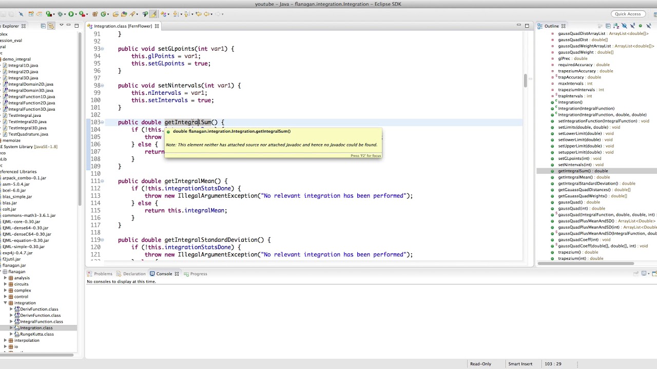Java for Scientific Computing: Libraries for Numerical Integration