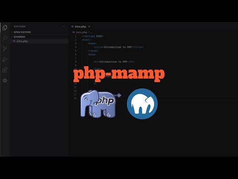 Setting up a Local PHP Server using MAMP