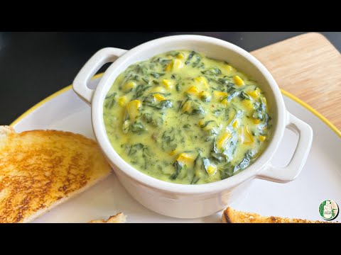 Spinach Corn Dip recipe | It’s So Delicious Dip | Cook this way - Sattvik Kitchen