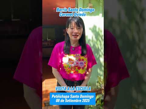 【2025年度SVパラグアイ渡航　ショートビデオ⑦】9月8日　カアグアス県コロネル・オビエド市S村にある小学校を訪問しました