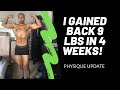 WEEK 4 NATURAL BODYBUILDING PHYSIQUE UPDATE | KELLY BROWN