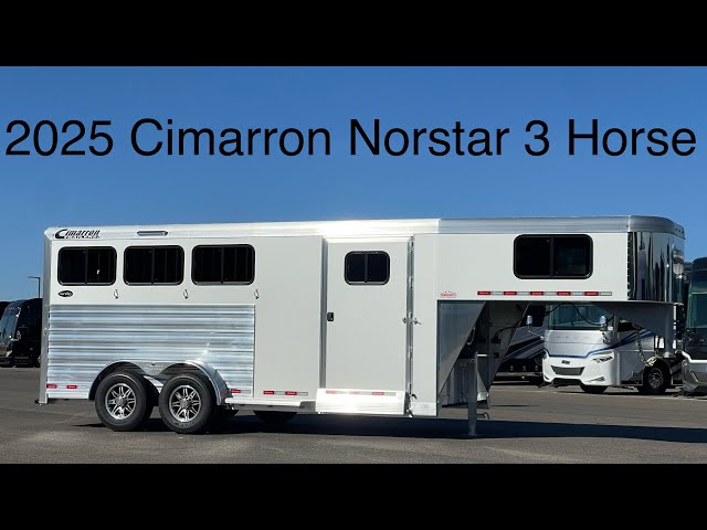 Preview image of 2025 Cimarron Norstar 3 Horse Gooseneck youtube video