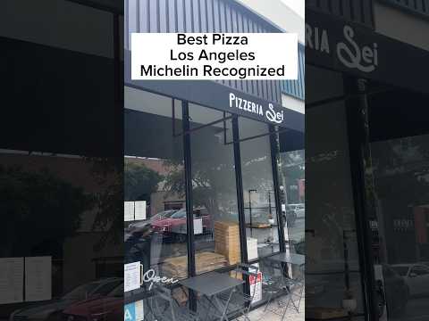 Melhor pizza de Los Angeles! Pizzeria Sei | Michelin reconhecida #pizza #shorts