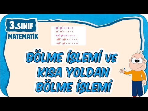 Bölme İşlemi ve Kısa Yoldan Bölme İşlemi 📘 3.Sınıf Matematik #2025