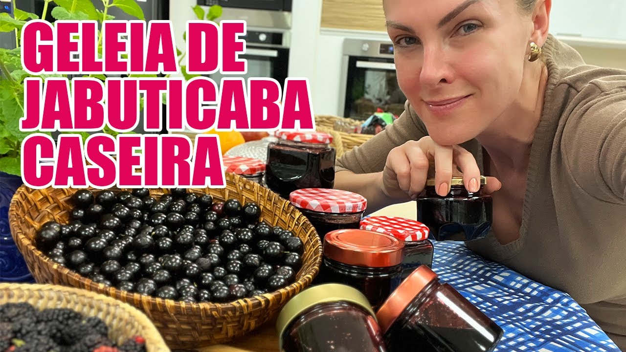 RECEITA DE GELEIA DE JABUTICABA QUE EU MESMA COLHI | COZINHANDO EM FAMÍLIA