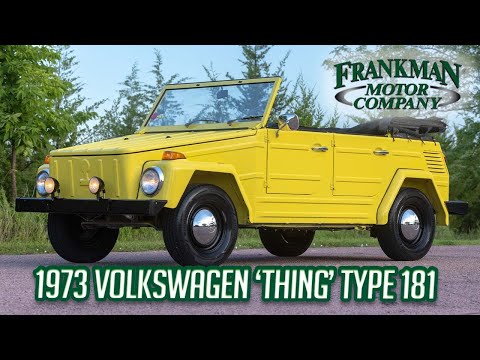 Das seltsamste VW-Cabrio aller Zeiten | Rundgang durch das VW Thing von 1973 + POV-Fahrt