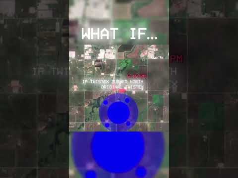 If twistex turned north...  #twistex #fyp #tornado