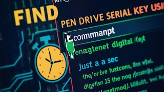 🔥Find Pen Drive Serial Key Using CMD Just Sec | HacksterZack
