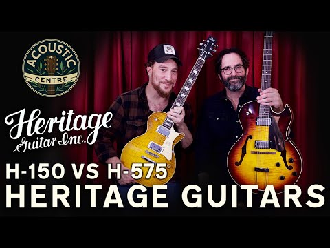 Heritage H-150 vs H-575 – Classic Electric Guitars Demo – Acoustic Centre Melbourne