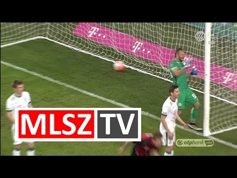 Busai Attila öngólja a Ferencvárosi TC - Budapest Honvéd mérkőzésen
