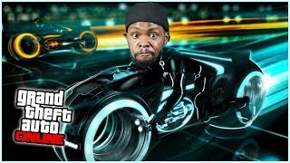 TRON STYLE SNAKE BIKE BATTLE THINGY! - GTA Online Gameplay