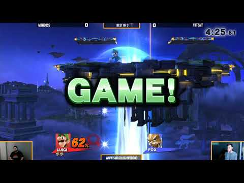 WBB #103 | Miniboss (Luigi) vs Yiffbait (Fox, Bowser) - Winners Round 1 - Smash 4 Singles