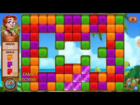 Lost island match 3 blast adventure level 15 MYSTERY ISLAND HD 1080P
