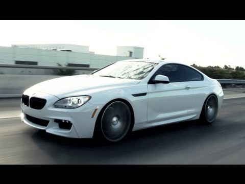 BMW 6 Series Bagged on 22" Vossen VVS-CV4 Concave Wheels | Rims