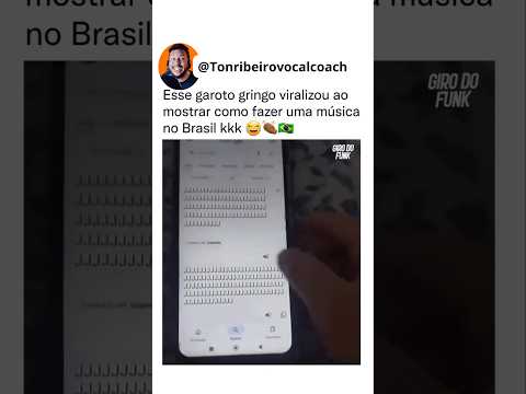 E o garoto gringo que viralizou ao mostrar como fazer música no Brasil #musica #musicabrasileira