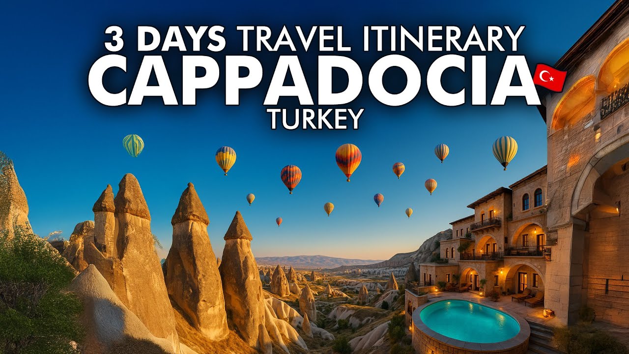Cappadocia Turkey Travel Guide: 3 Days Itinerary in Cappadocia Vlog 4K