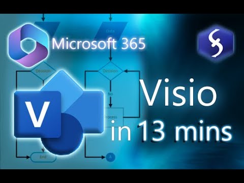 Microsoft Visio - Tutorial for Beginners in 13 MINUTES!  [ 2022 ]