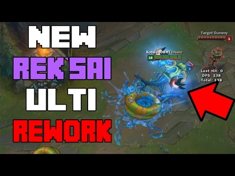 *NEW* REK'SAI REWORK IS INSANE!! | League of Legends 7.11 | PBE Patch 7.11 | Rek'sai rework 2017