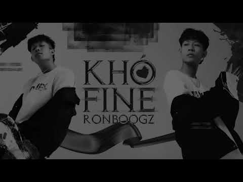 Khó fine | Ronboogz (Karaoke) (Beat tách)