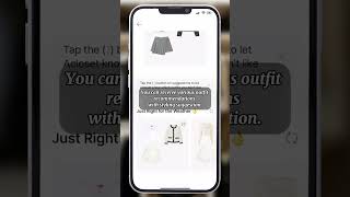 [App Tutorial] Part 3. How to create and record outfits