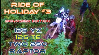 preview picture of video '[Ride of Holiday #3] Bourbier Edition I 125 YZ I 125 TE I Two 250 RAPTOR'