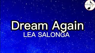Dream Again-Lea Salonga |LYRICS |CLAUDINE PH |
