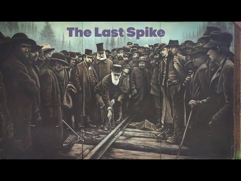 Canadian Pacific Railway "The Last Spike" In Craigellachie, BC