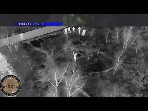 Deputies locate car chase suspect with infrared drone