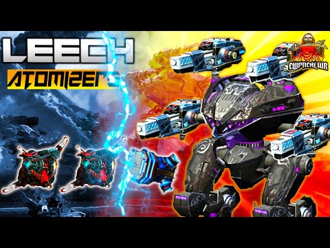 War Robots Leech Atomizer Gameplay With Legendary Pilot Thomas Mindread WR