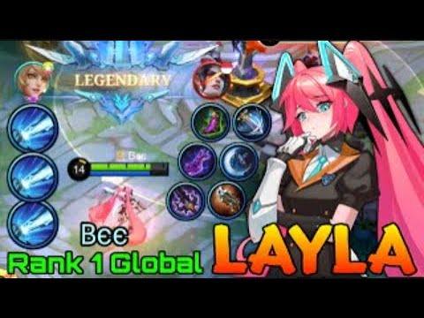 🔴Legendary Miss Hikari Perfect Gameplay! - Top 1 Global Layla by Bєє