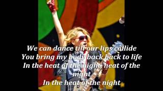 Paulina Rubio Heat Of The Night Lyrics