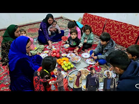 "Construction of Elnaz's House and the Grand Celebration of the Longest Night!"