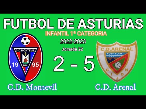 C.D. Montevil 2 - 5 C.D. Arenal de 1ªInfantil (2022-2023)
