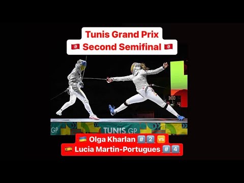 Tunis Grand Prix 2023 SWS - L4 - Olga Kharlan UKR v Lucia Martin-Portugues ESP
