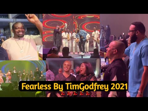 Emoney, Otunba01 & DonJazzy Turn Up For Kcee & Sinach Performance At Fearless Concert By TimGodfrey